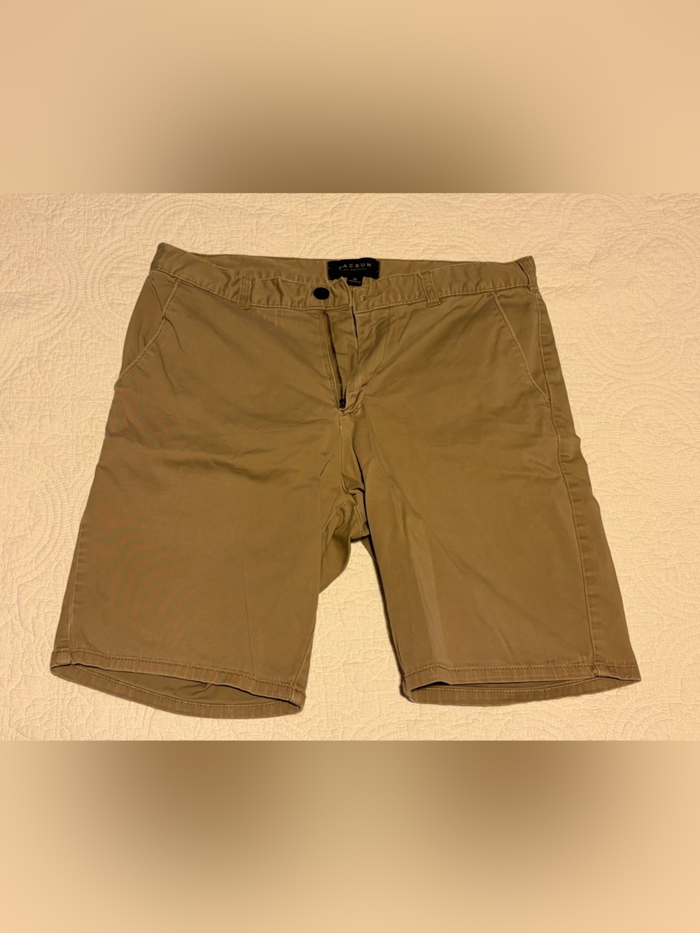 PacSun Men's Khaki Straight Chino Pants - Brown/Tan